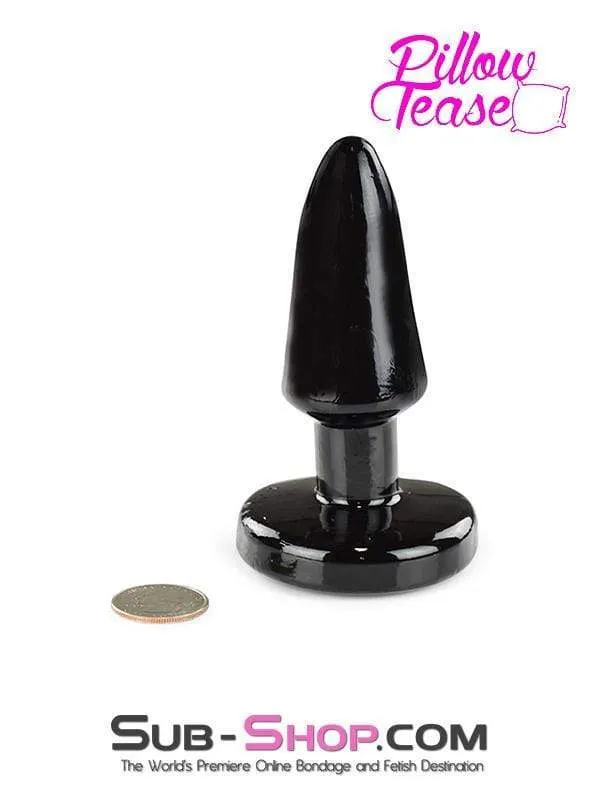 1881DL-SIS      Black 4 Anal Sissy Trainer Plug