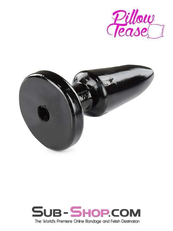 1881DL-SIS      Black 4 Anal Sissy Trainer Plug