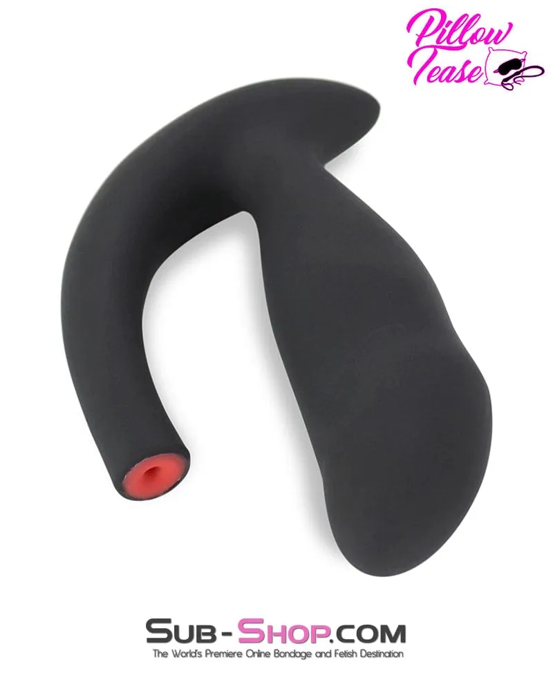 2321M      Inflatable Rubber Prostate Anal Plug with Removable Pump