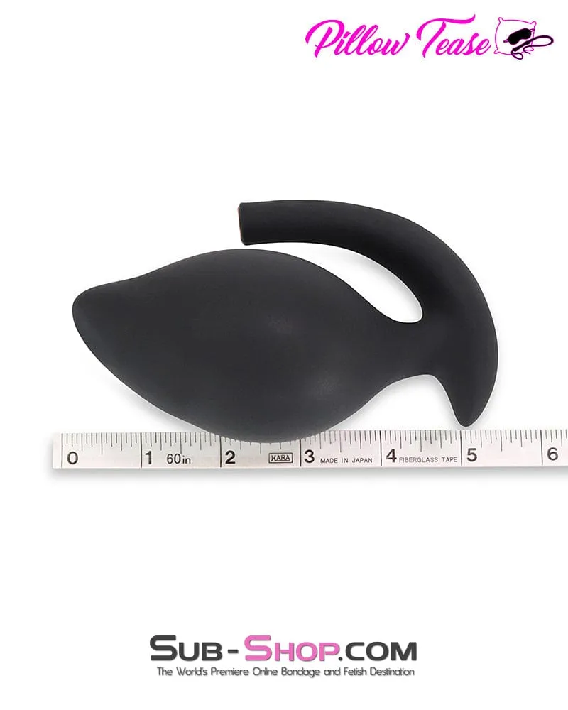 2321M      Inflatable Rubber Prostate Anal Plug with Removable Pump