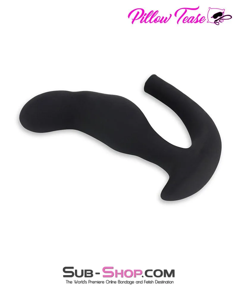 3302M      Inflatable Double Flare Silicone Anal Plug with Removable Pump