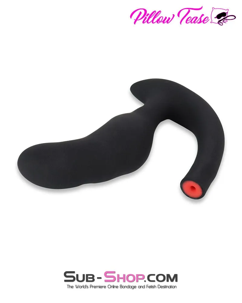 3302M      Inflatable Double Flare Silicone Anal Plug with Removable Pump