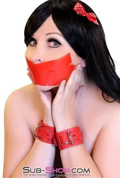 4712A      World's Best Gag Tape. Red