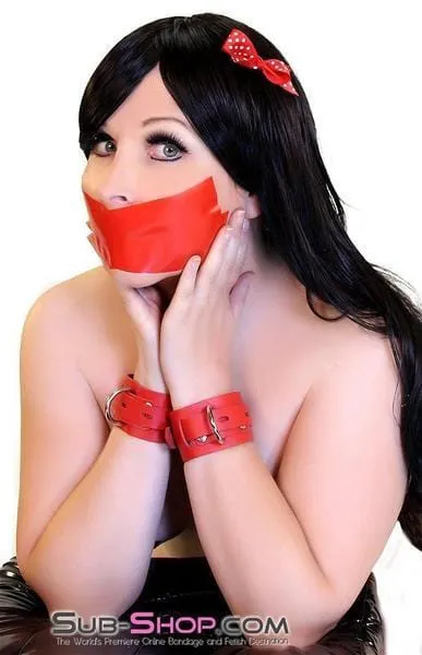 4712A      World's Best Gag Tape. Red