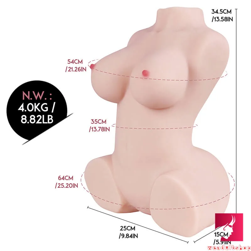 8.82lb Half Body Life Size Sex Doll Torso For Men Masturbation