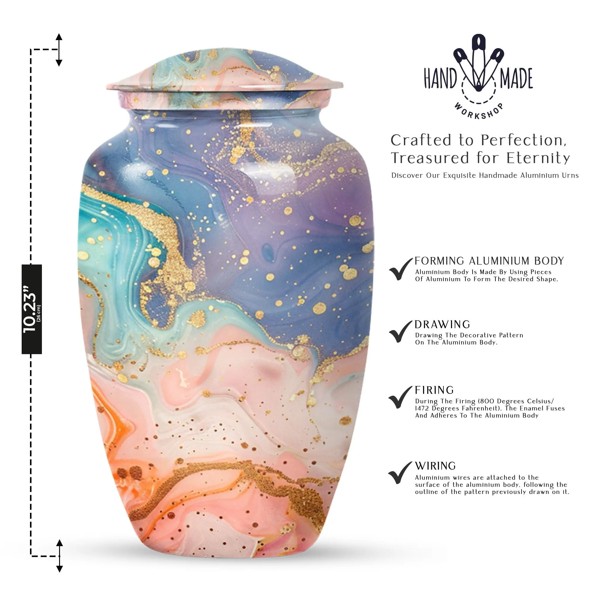 Abstract Design Cremation Urn, A Lasting Tribute for Loved One