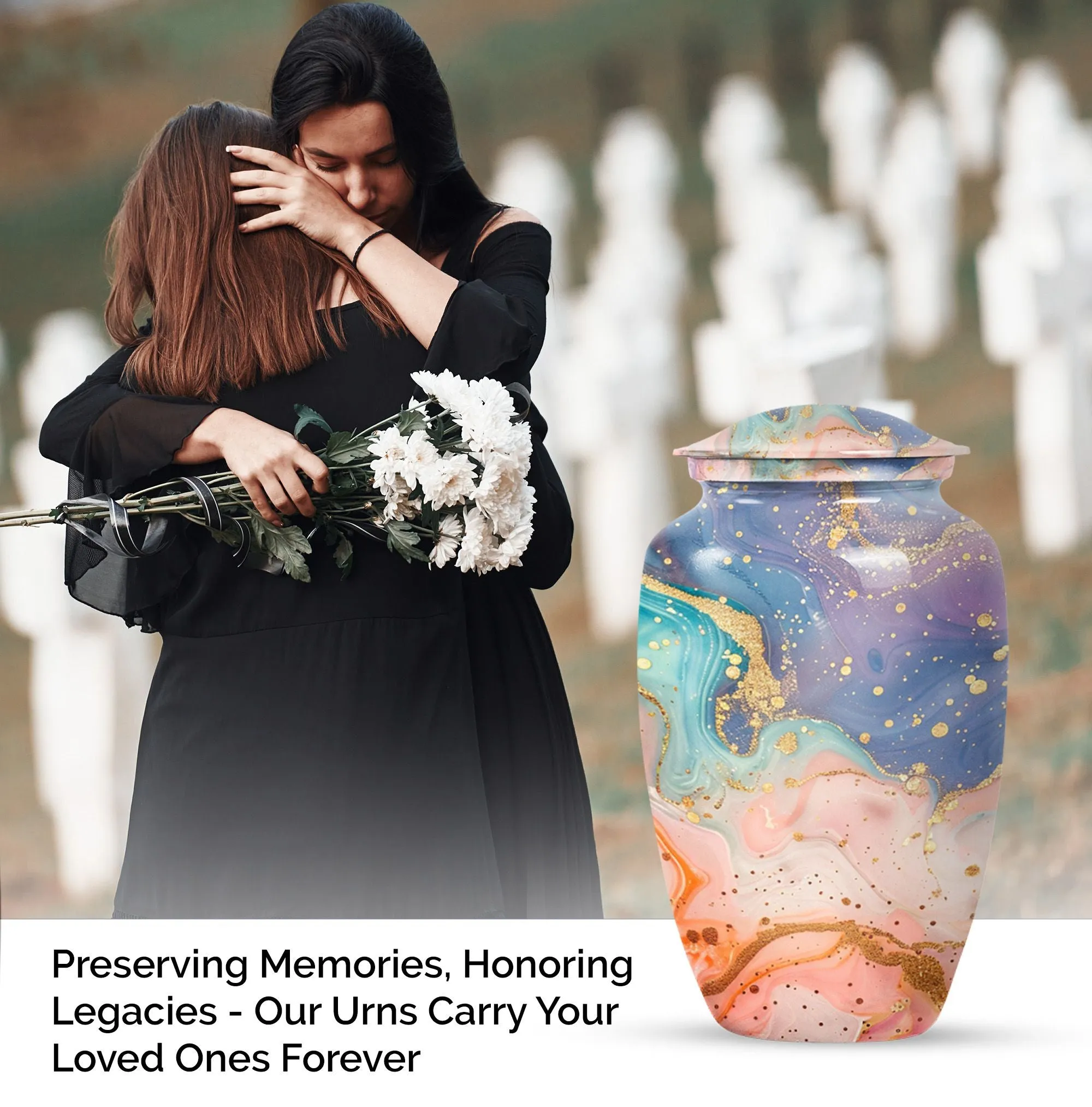 Abstract Design Cremation Urn, A Lasting Tribute for Loved One