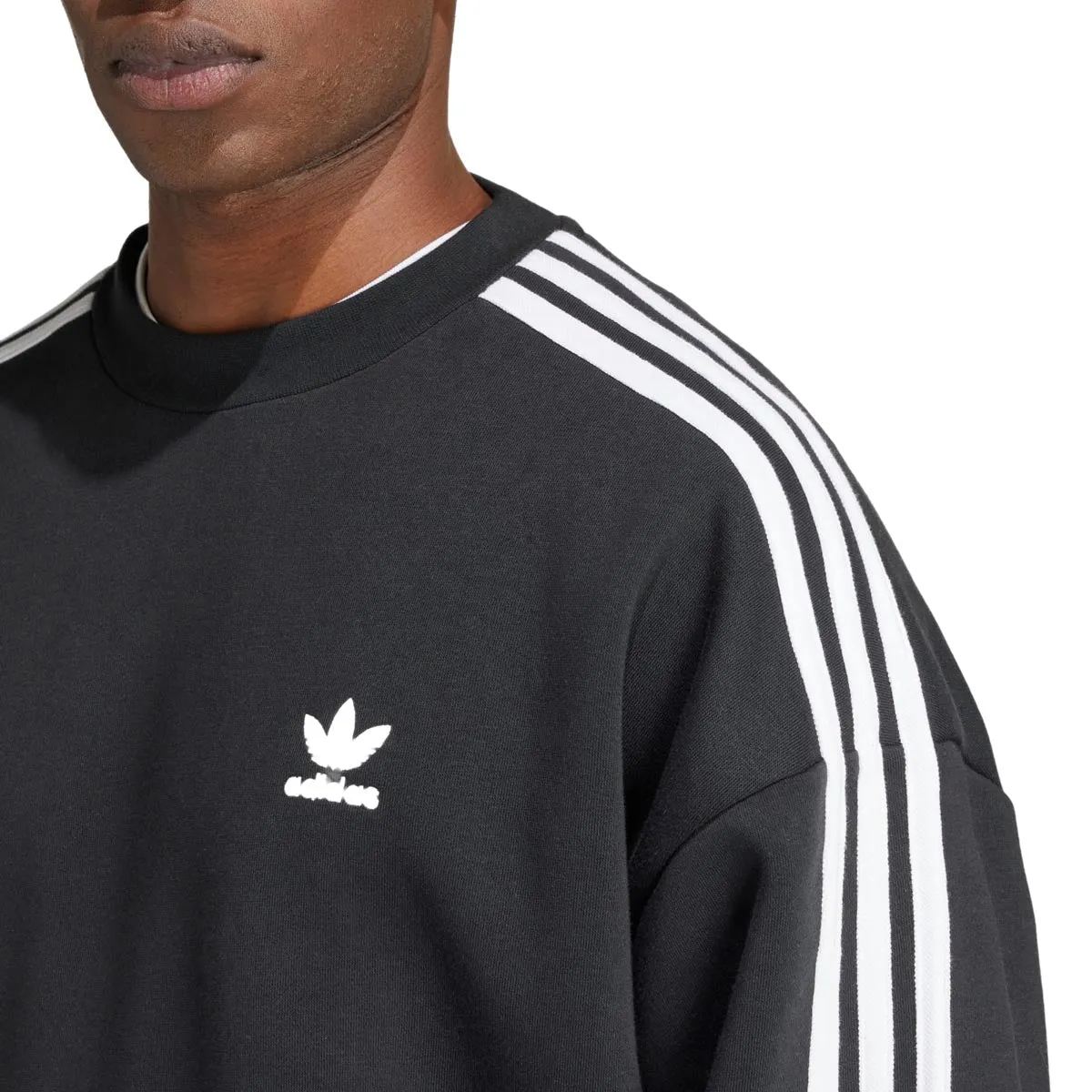 Adidas Originals Adicolor Oversized Crew Sweater - Black