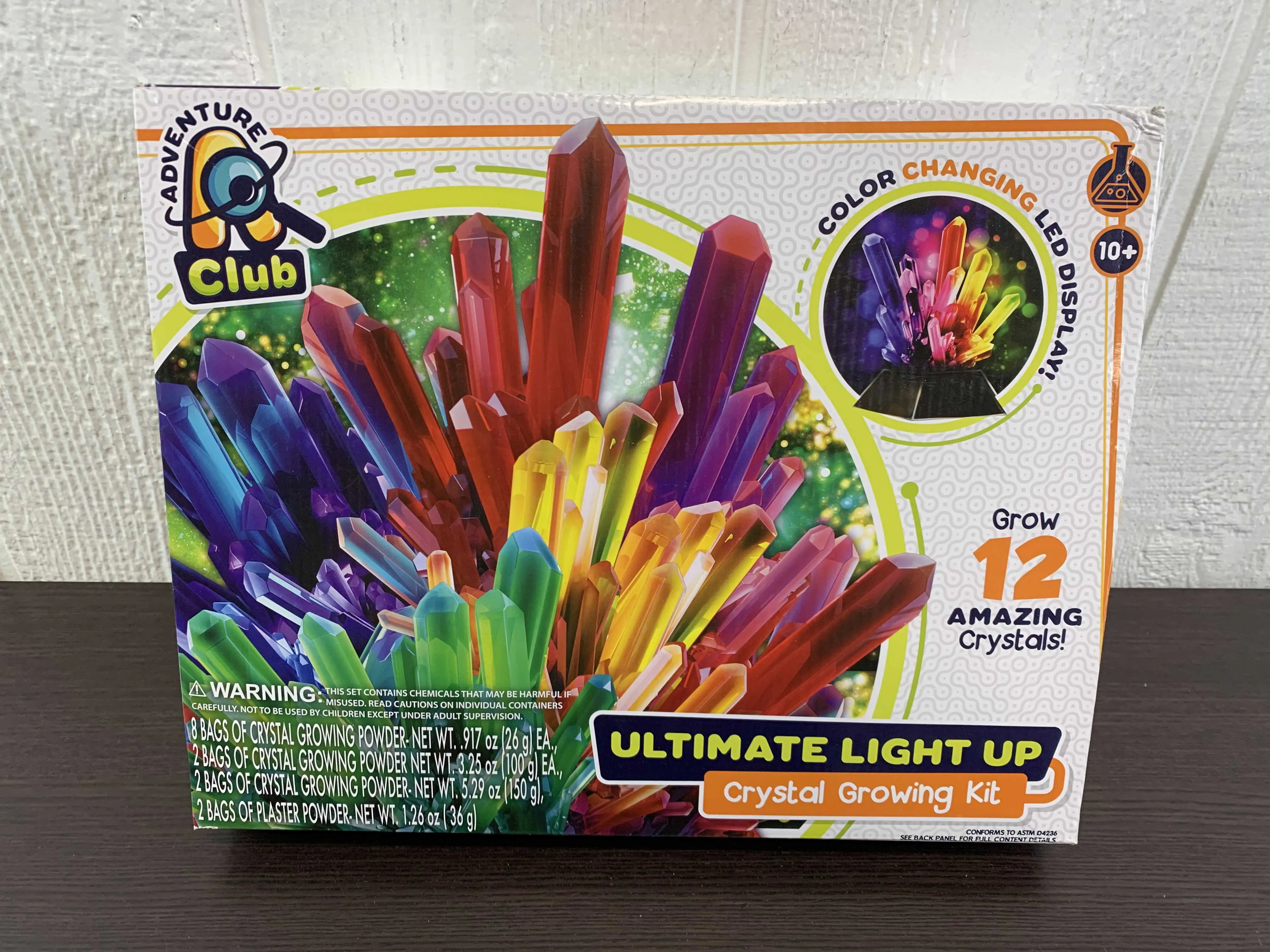 Adventure Club Ultimate Light-Up Crystal Growing Kit