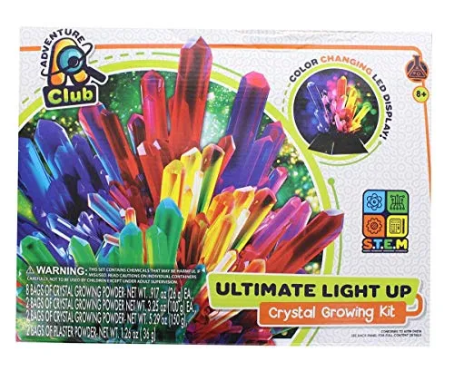 Adventure Club Ultimate Light-Up Crystal Growing Kit