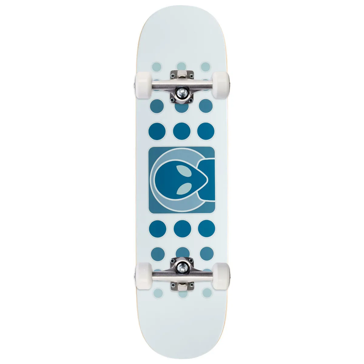 Alien Workshop Dot Fade White Wash Skateboard Complete - 8.25"