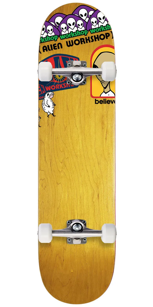 Alien Workshop OG Logo Sticker Skateboard Complete - 8.50"
