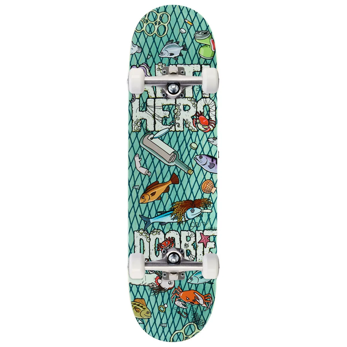 Anti-Hero Doobie Catch Of The Day Skateboard Complete - Blue - 8.50"