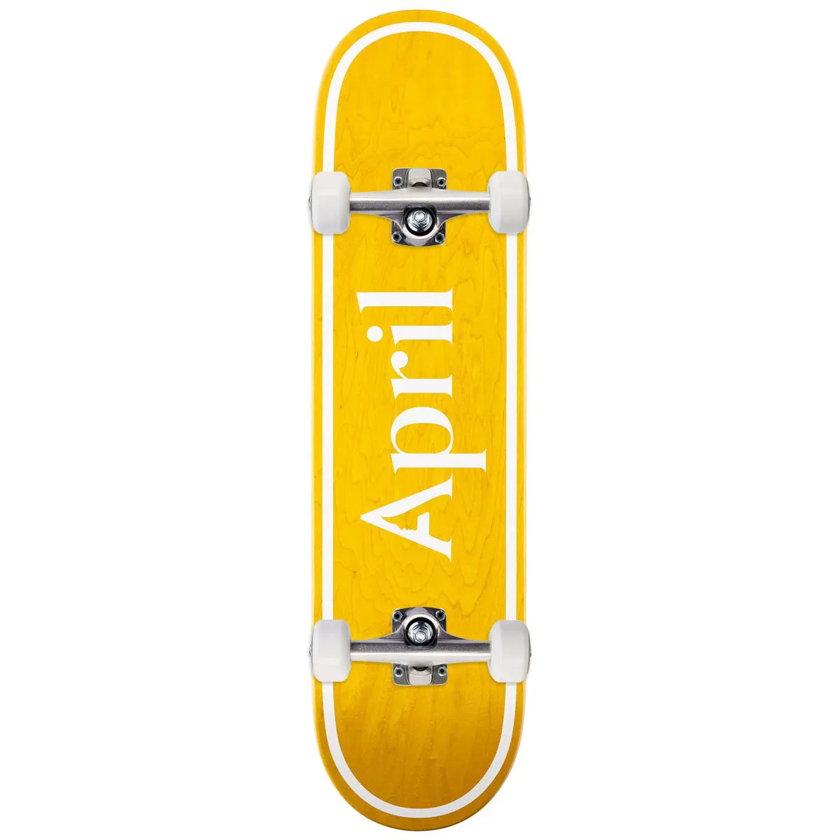 April OG Logo Skateboard Complete - Yellow - 8.50"