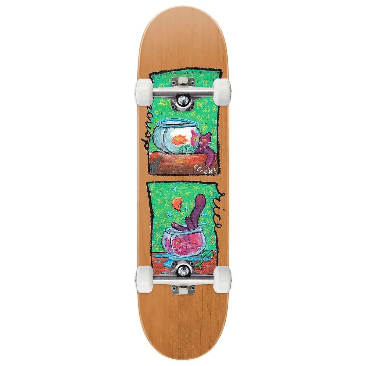 ATM Donovan Rice Fish Bowl Skateboard Complete - 9.00"