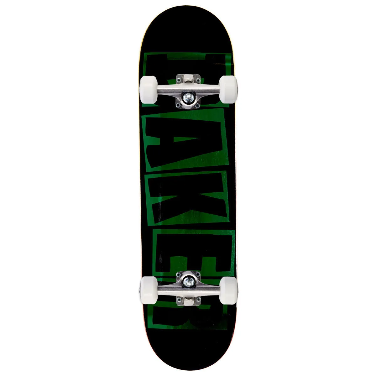 Baker Jacopo Carozzi Brand Logo Skateboard Complete - Black/Green - 8.25"