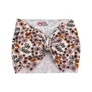Big Sister Boho Heirloom Floral Headwrap