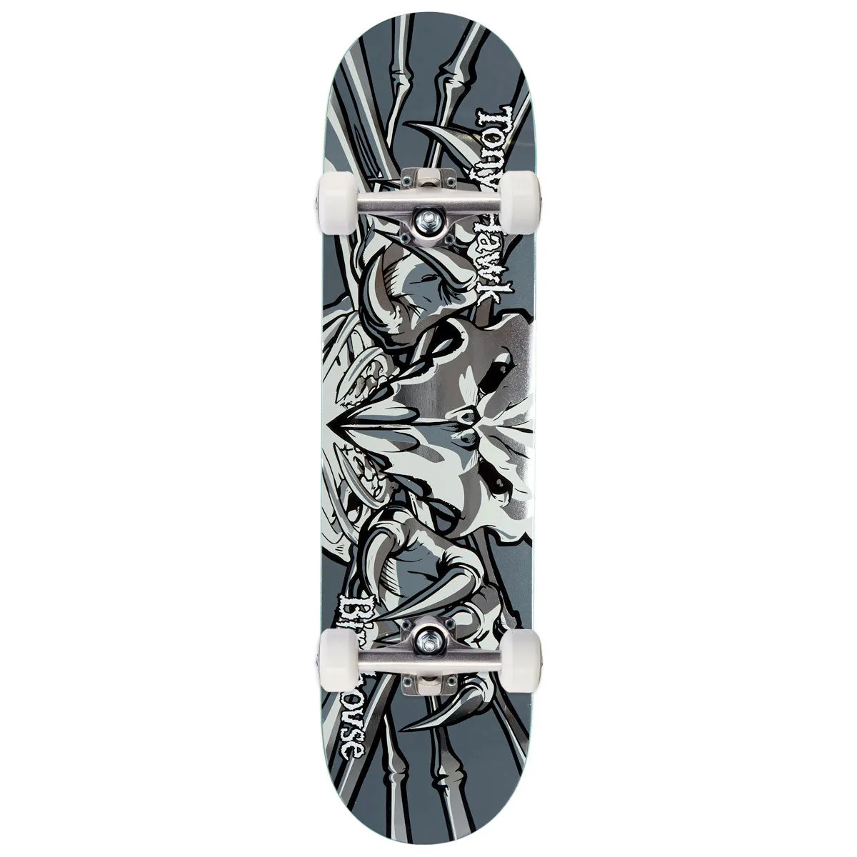 Birdhouse Tony Hawk Falcon 3 Skateboard Complete - Gunmetal - 8.00"