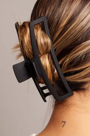 Black Long Claw Clip