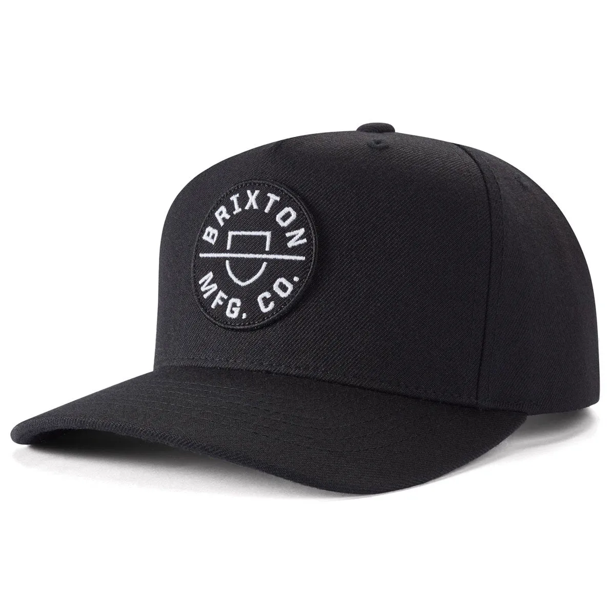 Brixton Crest C Mp Snapback Hat - Black