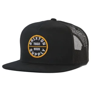 Brixton Oath Mp Trucker Hat - Black/Black