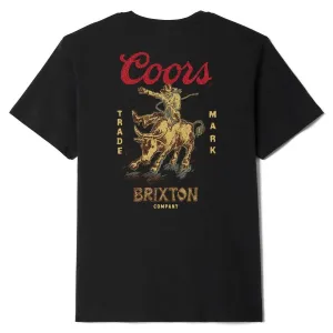 Brixton x Coors Bound T-Shirt - Black