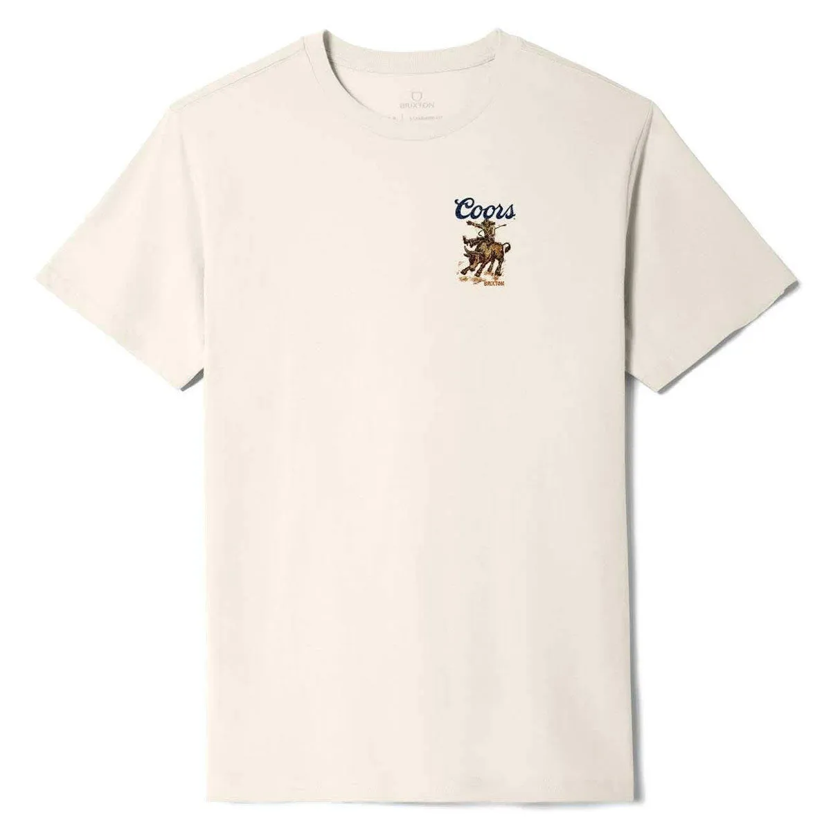 Brixton x Coors Bound T-Shirt - Cream