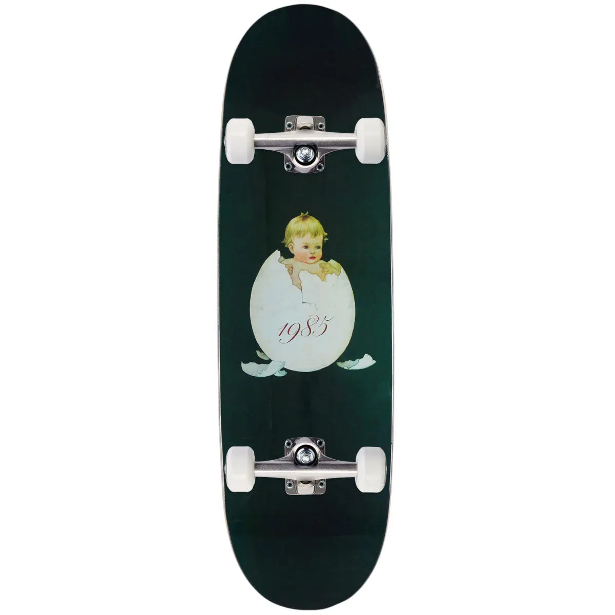 CCS 1985 Egg Shaped Skateboard Complete - Green - 9.00"
