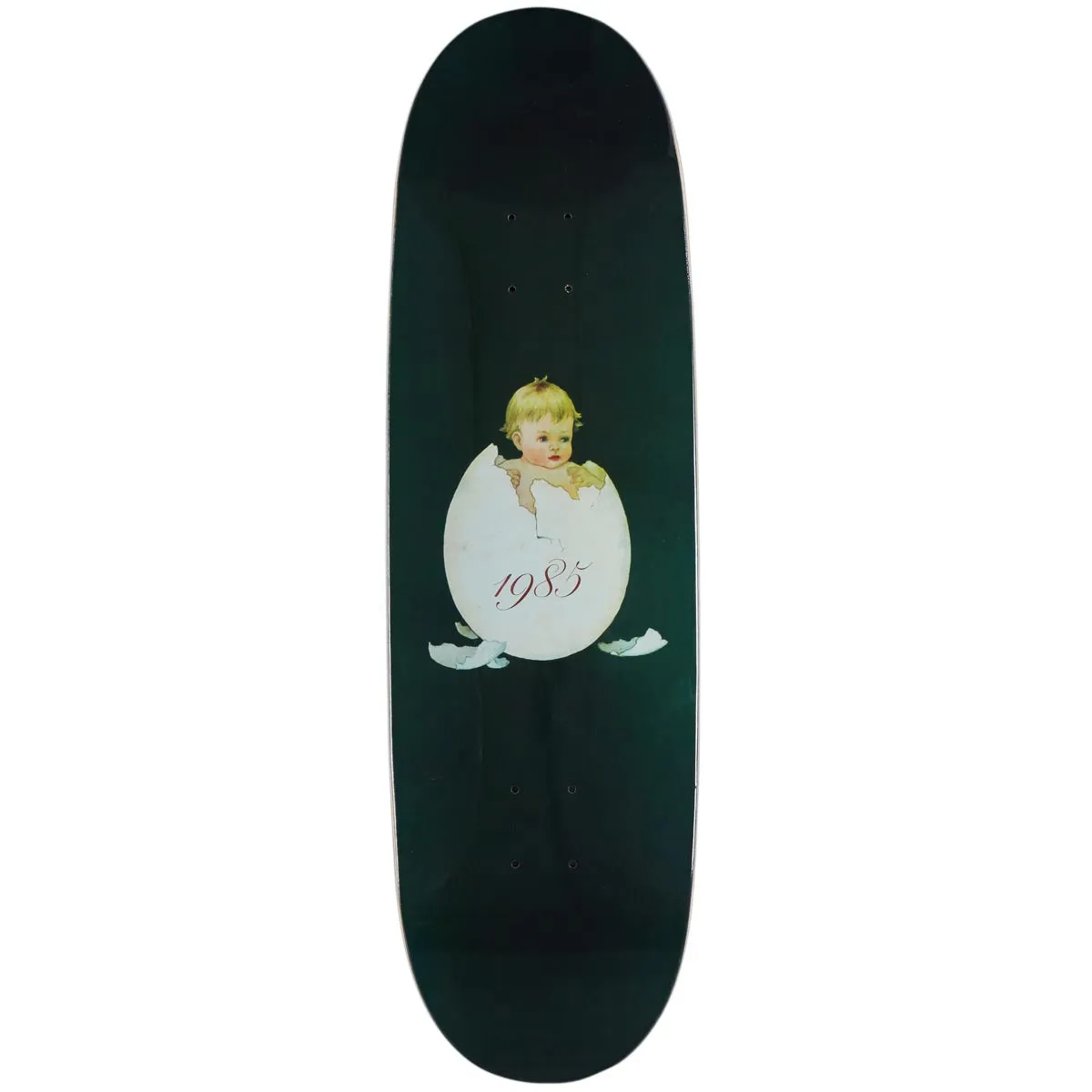 CCS 1985 Egg Shaped Skateboard Deck - Green - 9.00"