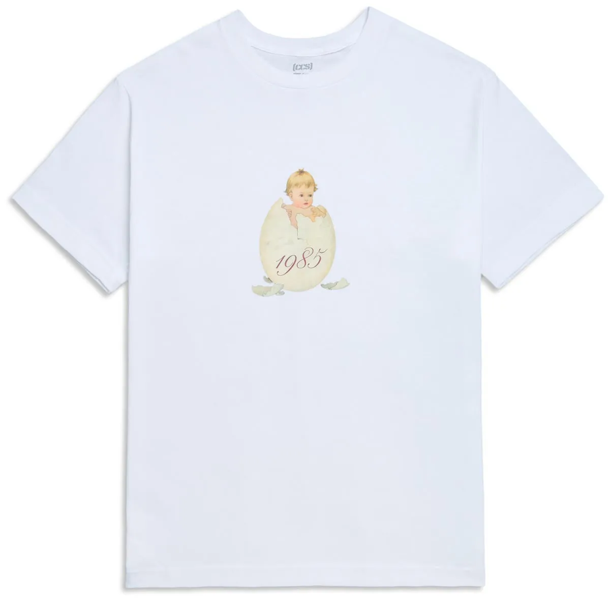CCS 1985 Egg T-Shirt - White - MD