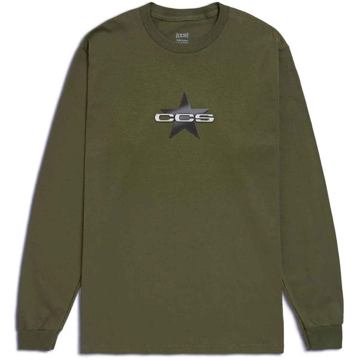 CCS 97 Star Long Sleeve T-Shirt - Surplus Green - LG