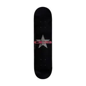 CCS 97 Star Mini Skateboard Deck - Silver/Red - 7.25"