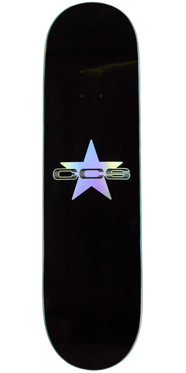 CCS 97 Star Skateboard Deck - Holographic/Black - 8.125"