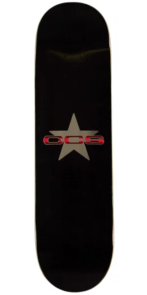 CCS 97 Star Skateboard Deck - Silver/Red - 8.00"