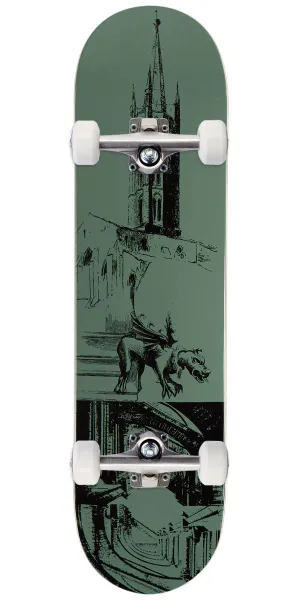CCS Cathedral Skateboard Complete - Olive - 8.25"