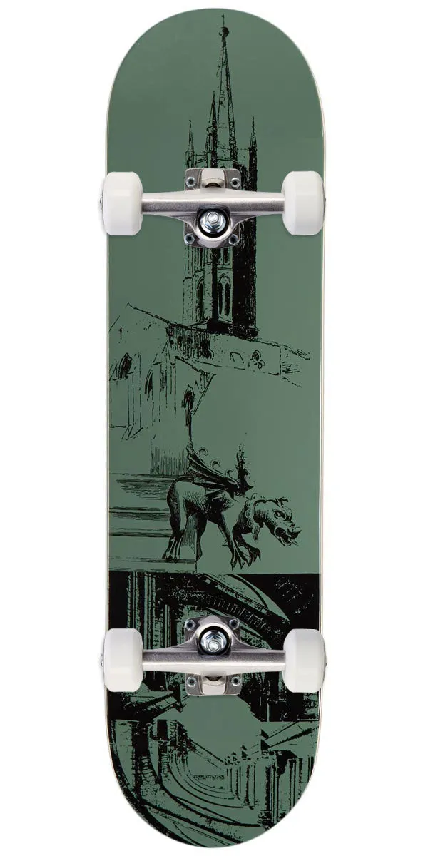 CCS Cathedral Skateboard Complete - Olive - 8.25"
