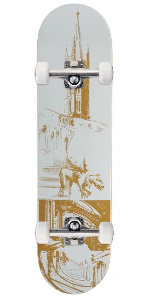 CCS Cathedral Skateboard Complete - White - 8.125"