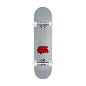 CCS Cheap Skates Tag Glitter Mini Skateboard Complete - White - 7.00"