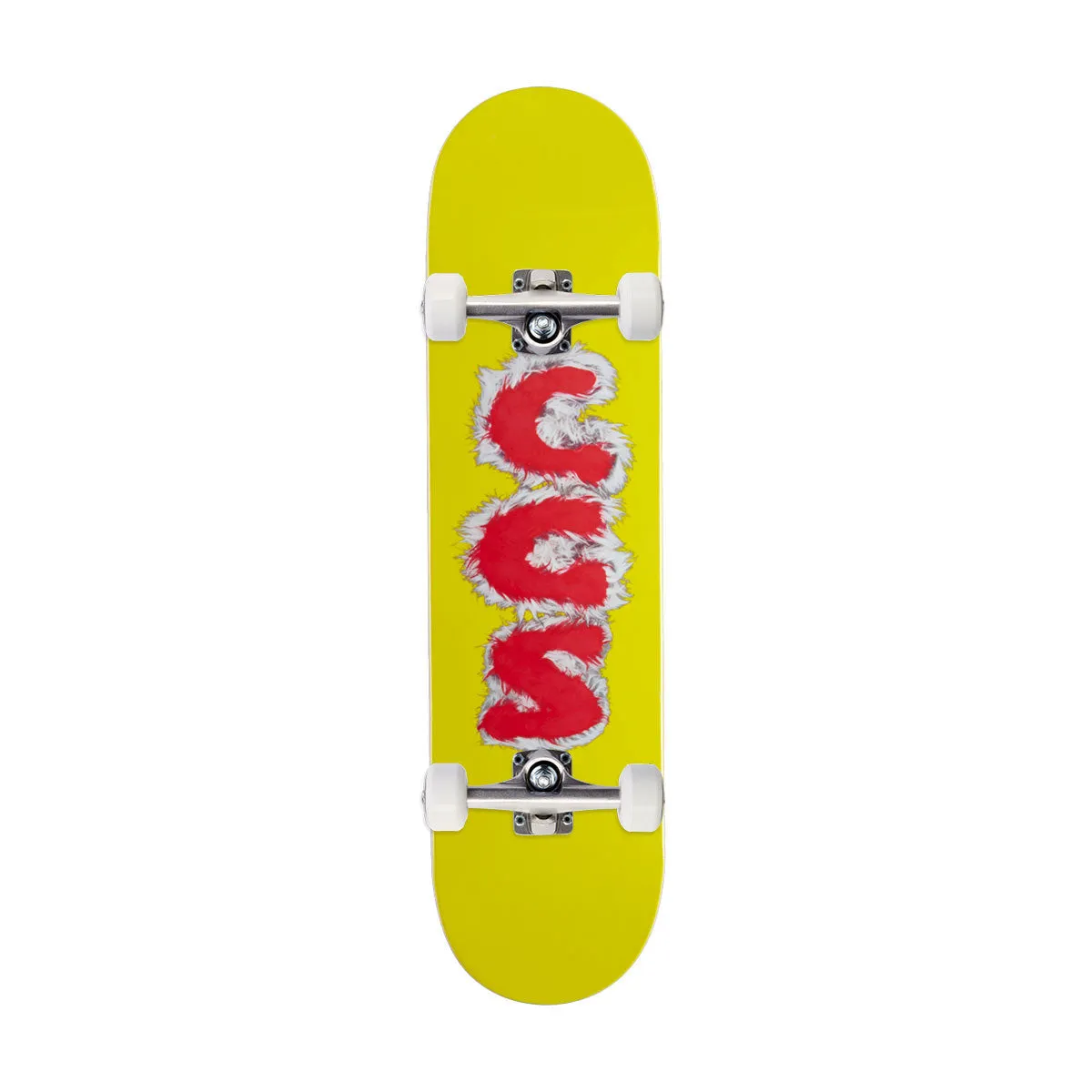 CCS Furry Letters Mini Skateboard Complete - Yellow - 7.25"