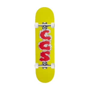 CCS Furry Letters Mini Skateboard Complete - Yellow - 7.25"