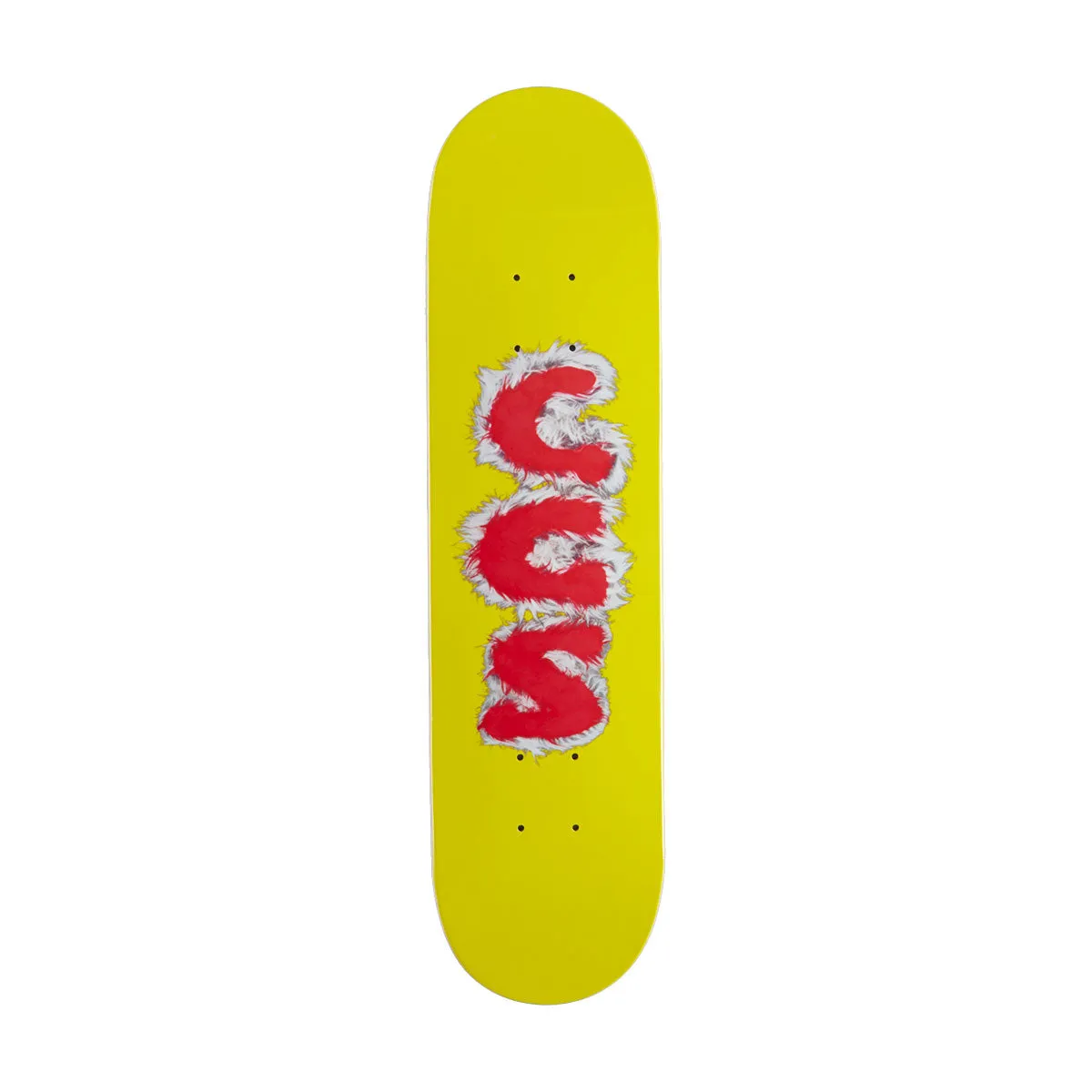 CCS Furry Letters Mini Skateboard Deck - Yellow - 7.25"