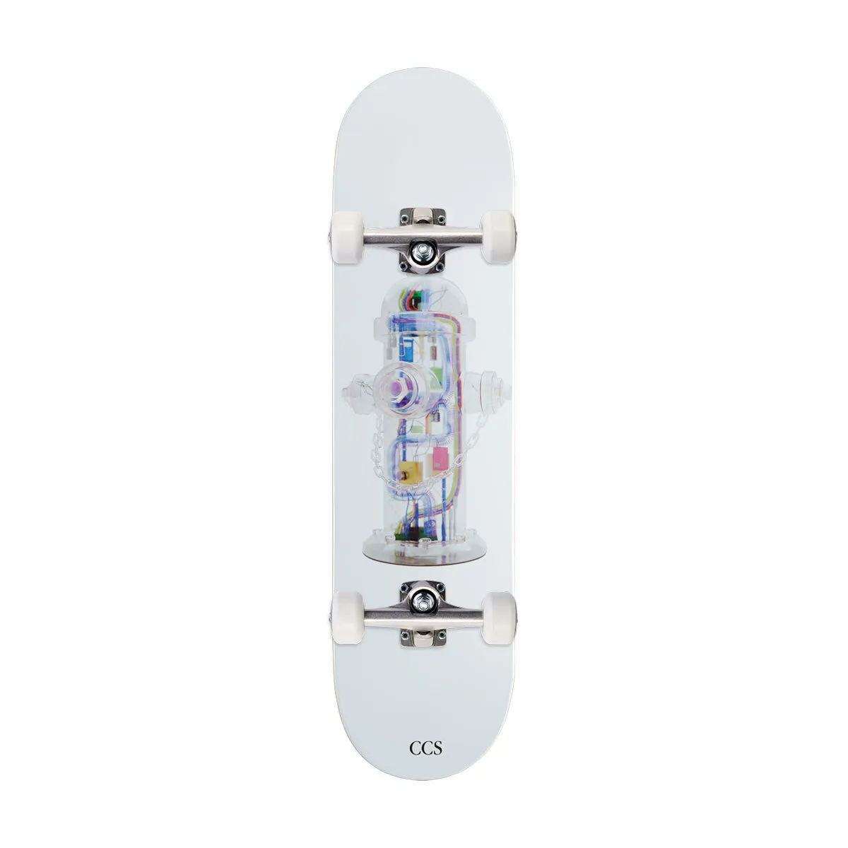 CCS Going Clear Hydrant Mini Skateboard Complete - 7.25"