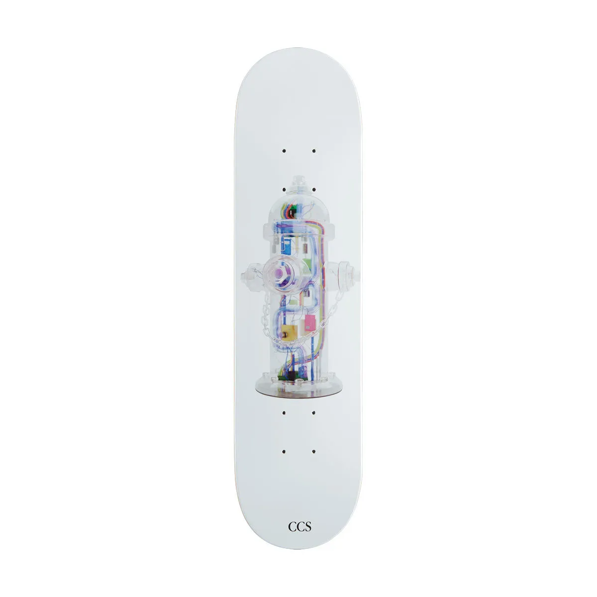 CCS Going Clear Hydrant Mini Skateboard Deck - 7.00"