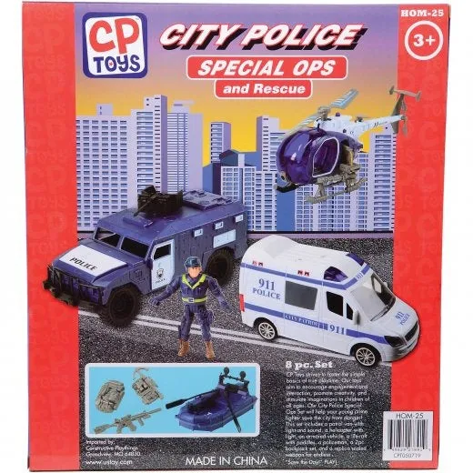 City Police Special Ops and Rescue Set