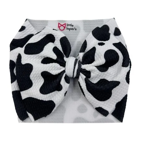 Cow Print Headwrap