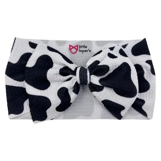 Cow Print Headwrap