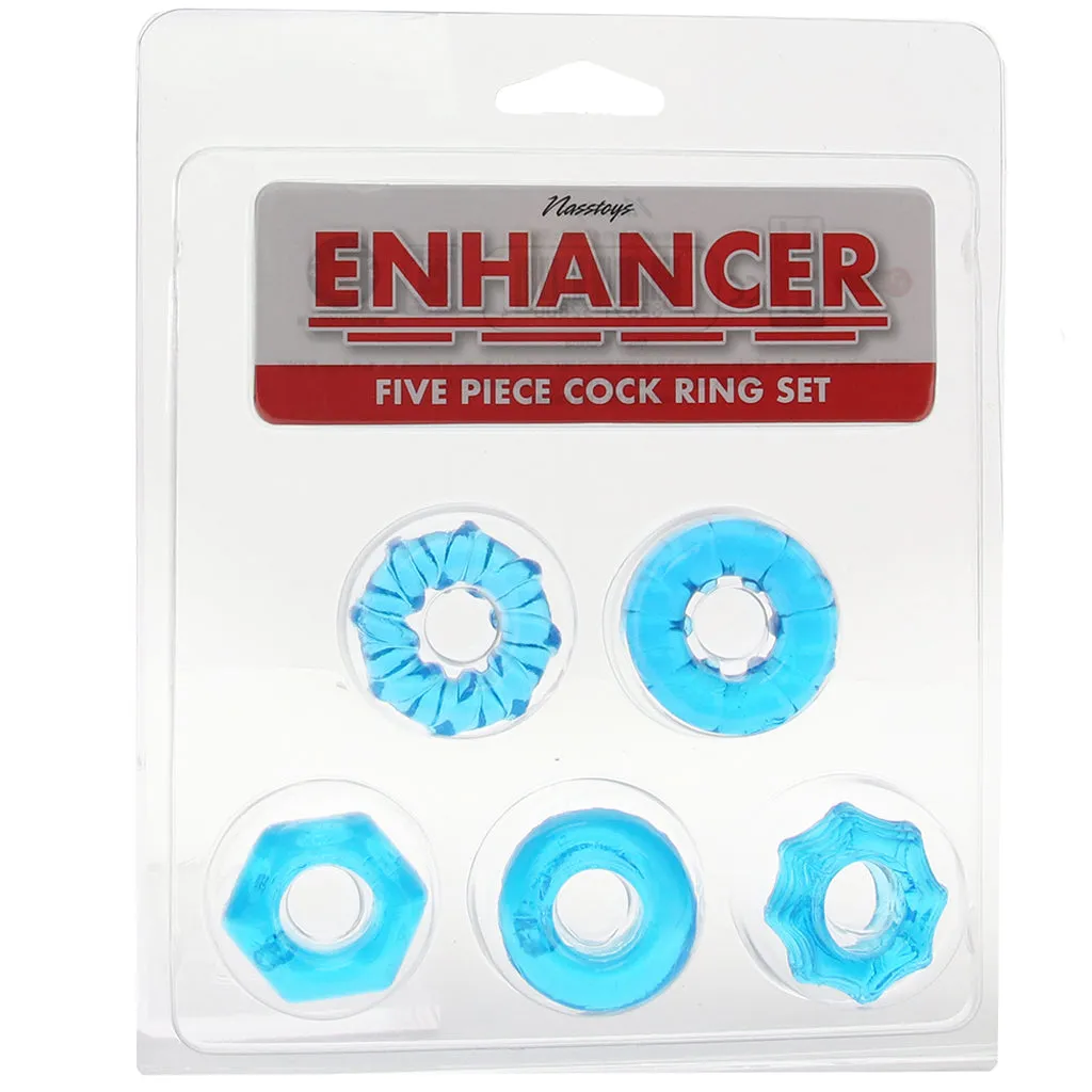 Enhancer Five Piece Cock Ring Set