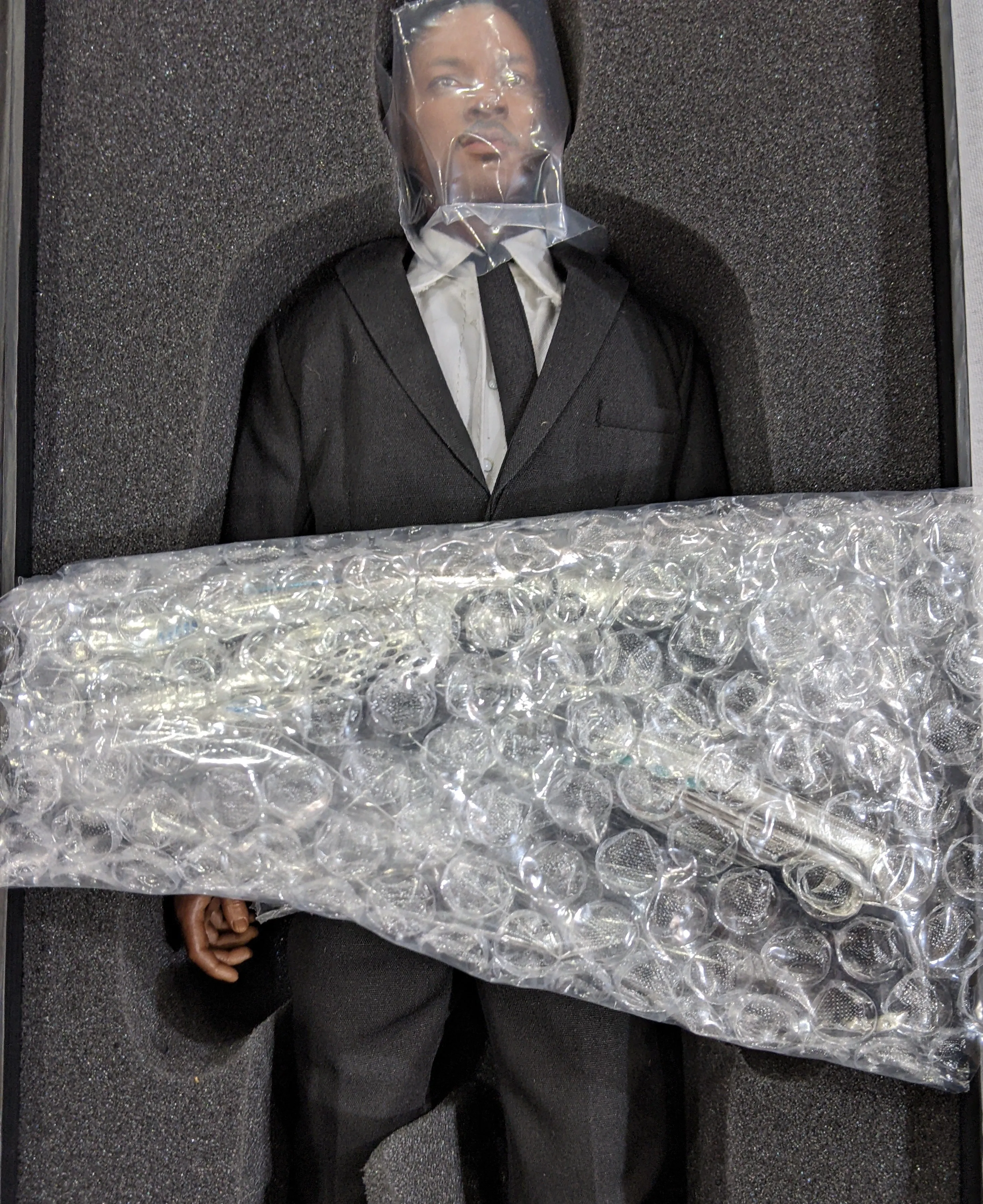 Enterbay Real Masterpiece 1/6 Men In Black MIB 3 Agent J Sixth Scale Action Figure *Open Box*