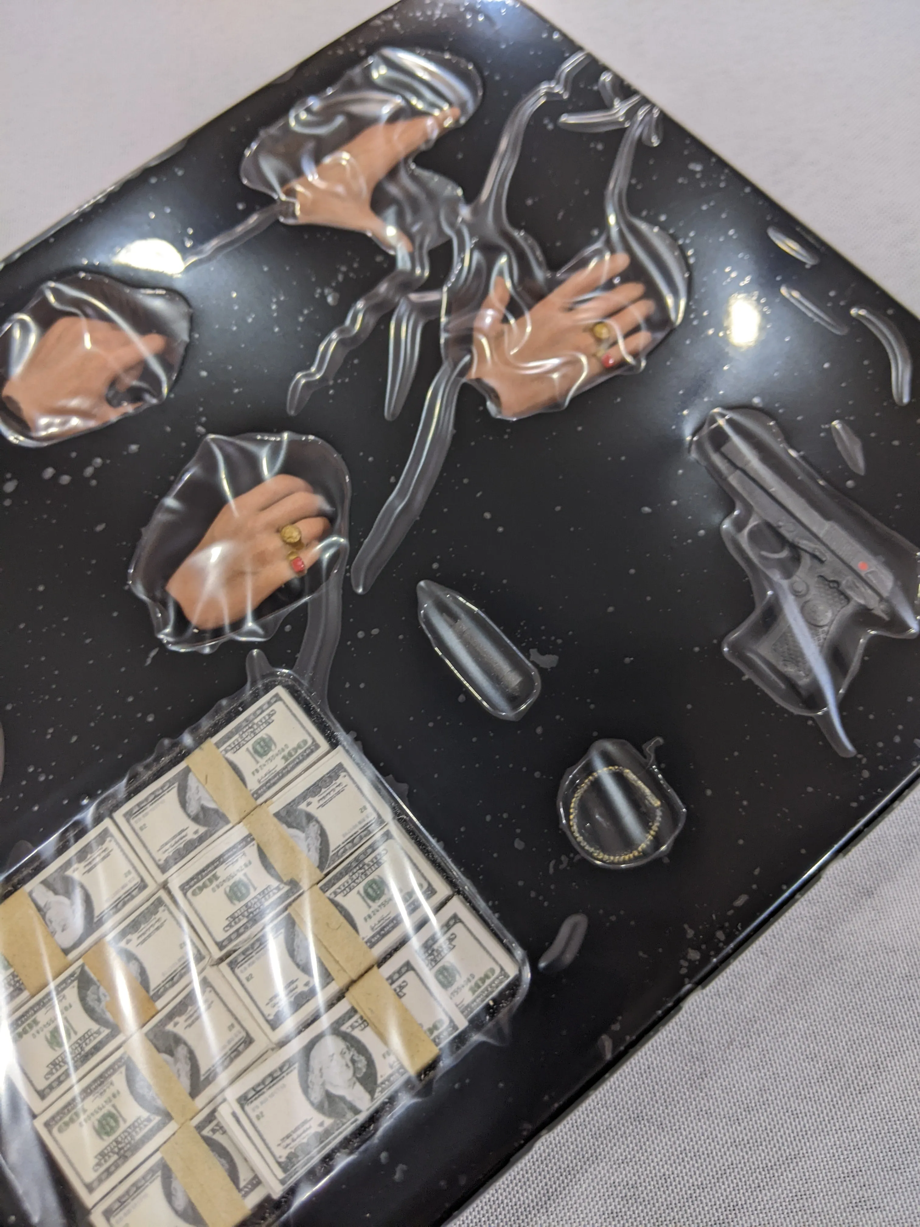 Enterbay Real Masterpiece 1/6 Scarface Tony Montana (The Respect Ver.) Sixth Scale Action Figure *Open Box*