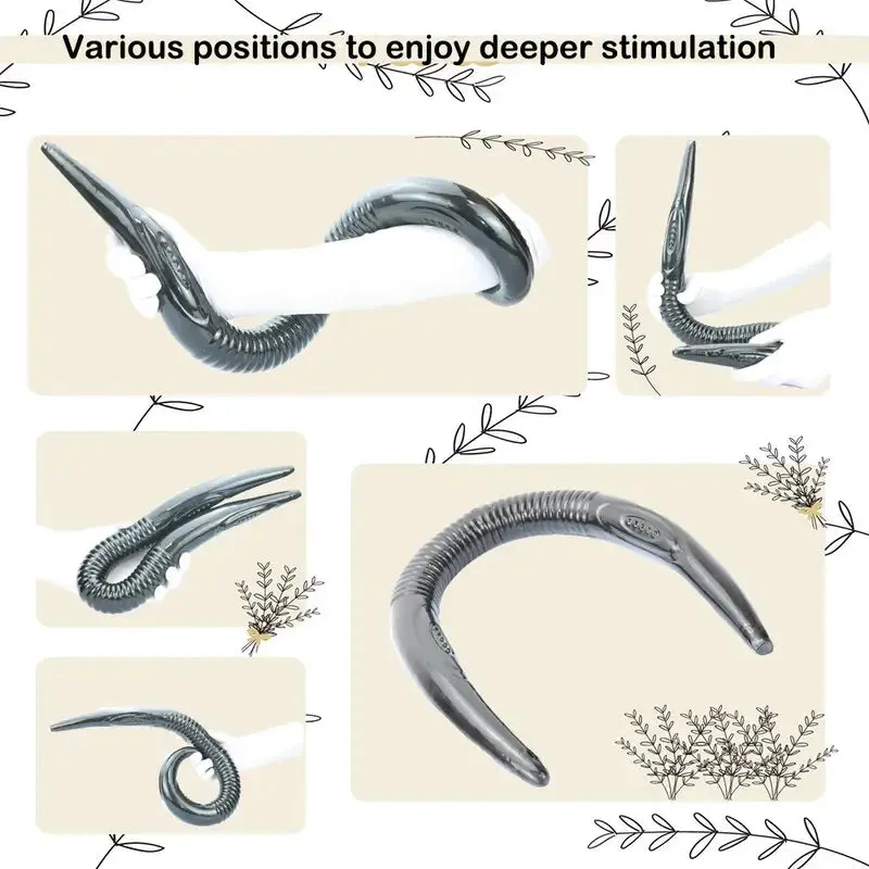 Extra Long 29.53in PVC Double Ended Anal Plug For Men Women